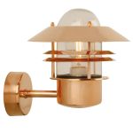 Nordlux Blokhus Wall Light Copper and Glass Copper | IP54 - Suitable for E27