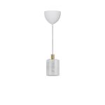 Nordlux Siv Pendant Marble and Metal White | 65mm - Suitable for E27