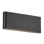 Nordlux Kniver Wall Light Aluminium Black 10W 800lm - 830 Warm White