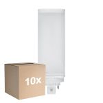 Multipack 10x Ledvance Dulux-T LED 10W - 830 Warm White | 4-Pin - Replaces 26W