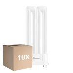 Multipack 10x Ledvance DULUX-F LED 8W - 840 Cool White | 4-Pin - Replaces 18W
