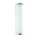 Eglo Wall and Ceiling Light Gita 2 Metal Chrome 8.3W 1000lm - 840 Cool White | IP44 