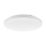 Eglo Wall and Ceiling Light Frania Steel White 5.5W 600lm - 830 Warm White | IP20 