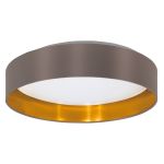 Eglo Ceiling Light Maserlo 2 Steel White 20W 2400lm - 830 Warm White
