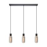 Eglo Pendant Maione Steel Black | IP20 - Suitable for 3x E27 