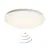 Brilliant Fakir Wall and Ceiling Light Metal Plastic White 10W 1300lm - 830 Warm White | 320mm
