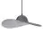 Ledvance Decor Pendant Felt Hat Grey | Suitable for 1x E27