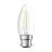 Ledvance Classic Performance LED Bulb B22d Candle Filament Clear 2.5W 250lm - 827 Extra Warm White | Replaces 25W