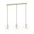 Eglo Pendant Manizales Steel Gold | IP20 - Suitable for 3x E27 