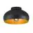 Eglo Ceiling Light Mogano 2 Black, Gold | Suitable for E27