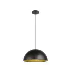 SLV Forchini M 40 Pendant Steel Black | Suitable for 1x E27 