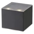 D'Lite Wall Light Elingen Solar Black Up & Down - 830 Warm White | IP54