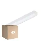Multipack 4x Philips LED Batten CoreLine White 17W 2400lm - 865 Daylight |60cm - - Replaces 2x18W